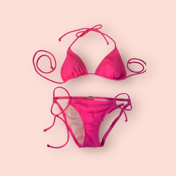 hot pink victoria secret bikini set👙🌸 - Picture 1 of 8